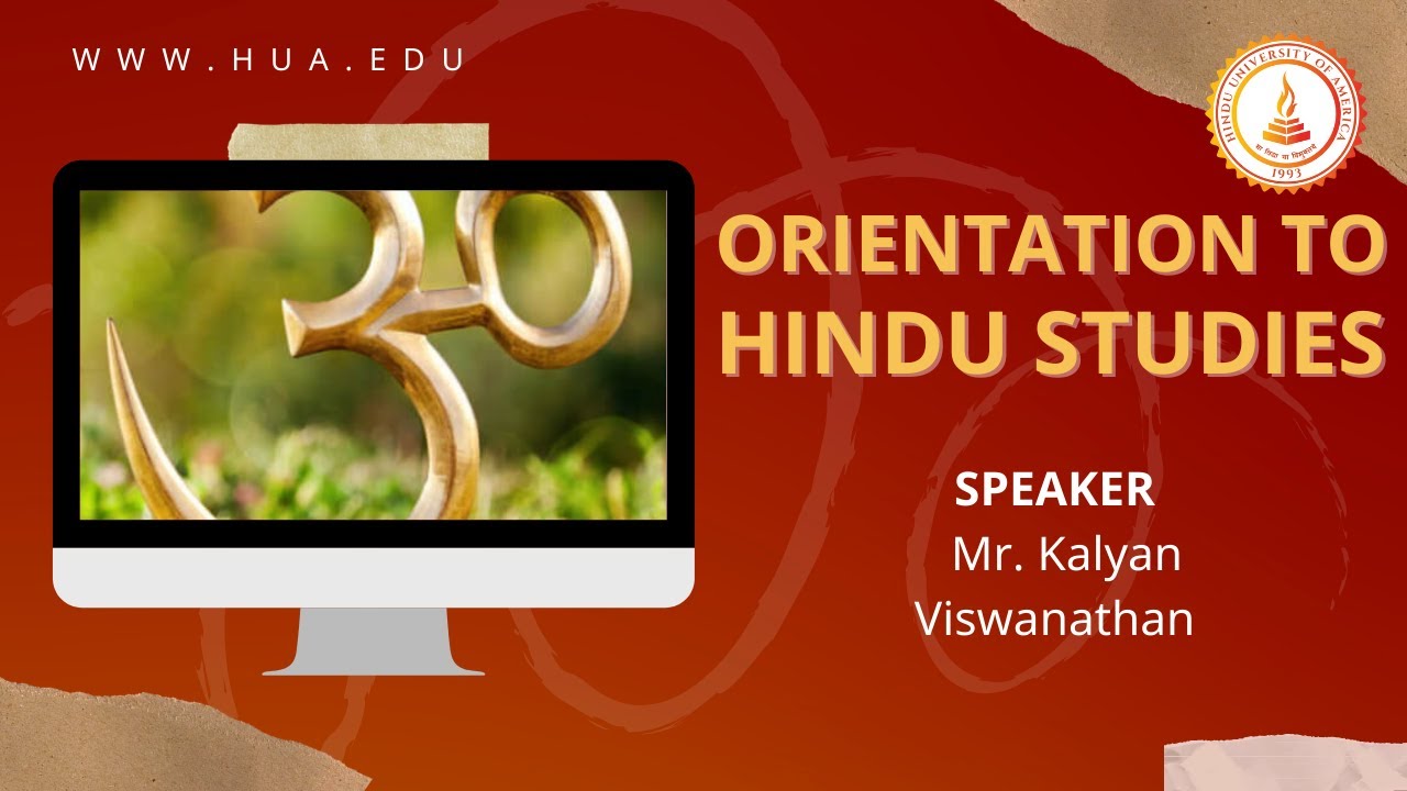 Orientation to Hindu Studies