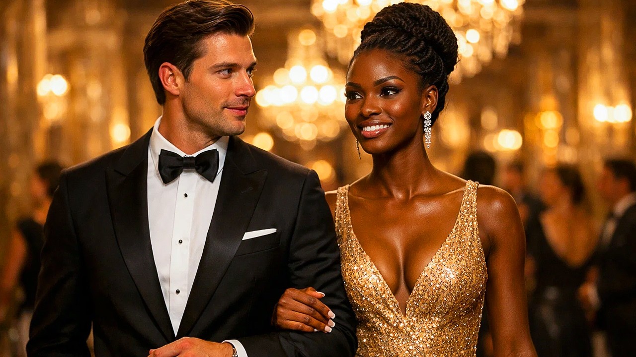 Lonely Millionaire Took His Black Maid to the Ball — His Friends Mocked Him, Until She Walked In