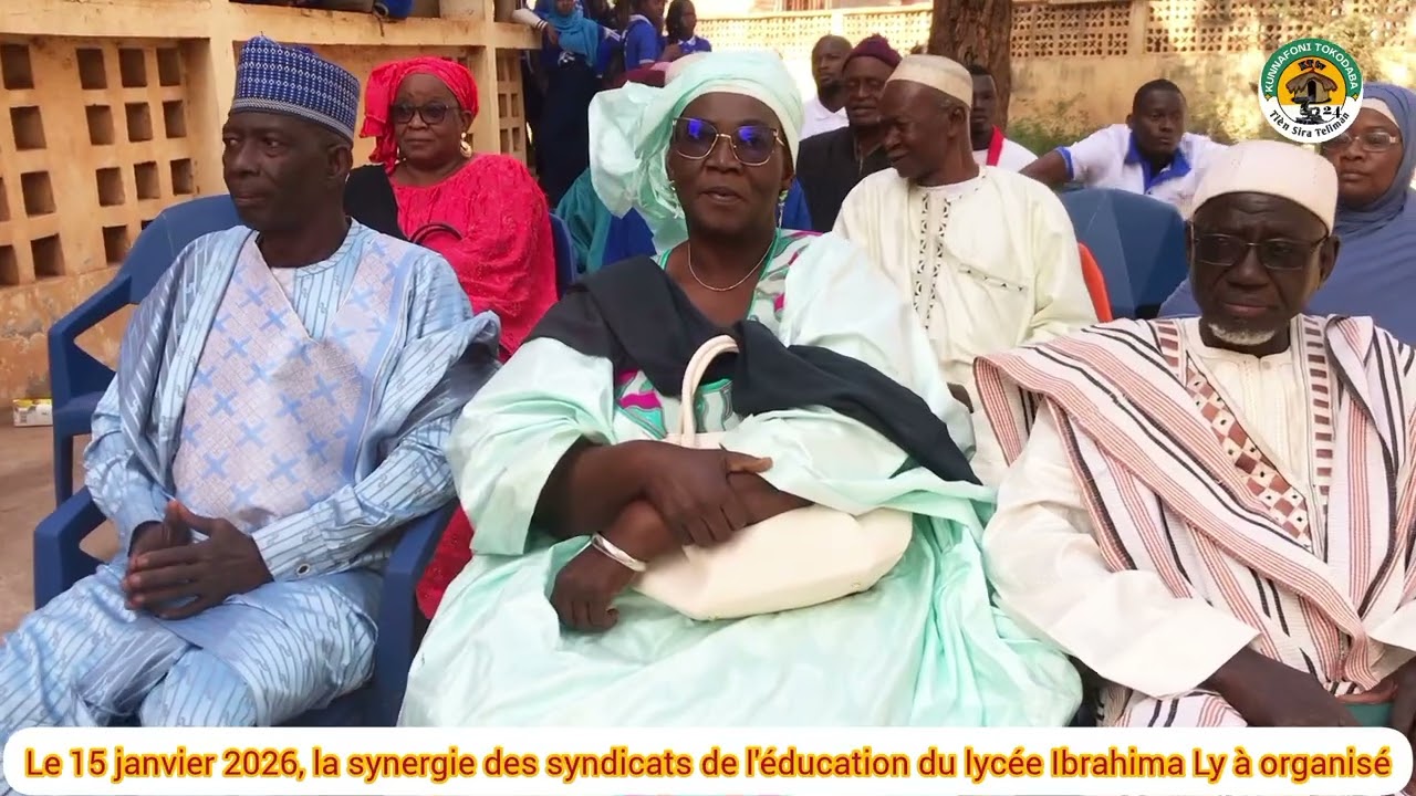 N1 Le 15 janvier 2026, la synergie des syndicats de l'éducation du lycée Ibrahima