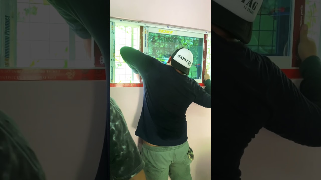 Behind the Scenes | Glazier Skills in Action 🛠️ #fabrication  #glassinstallion #fyp  #tradeskills