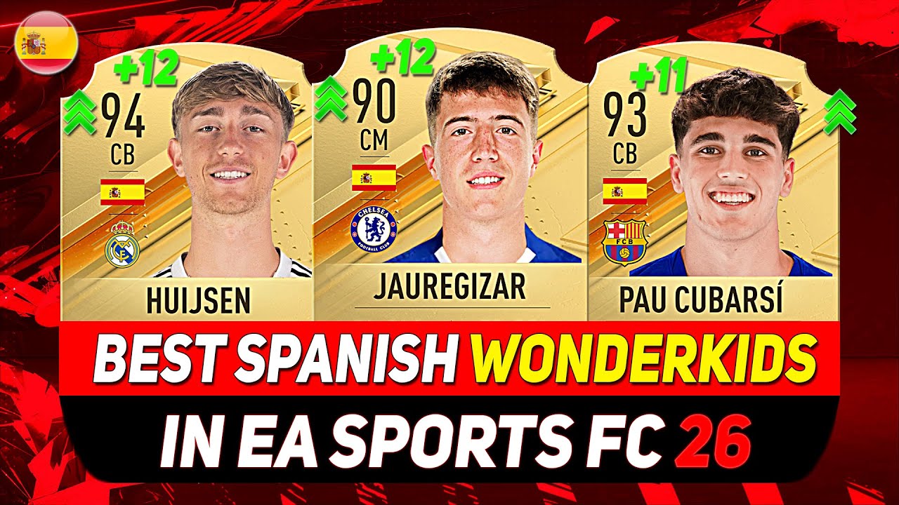 EA FC 26 WONDERKIDS 🇪🇦 ✸ ЛУЧШИЕ МОЛОДЫЕ ИСПАНСКИЕ ТАЛАНТЫ В РЕЖИМЕ КАРЬЕРЫ! при участии ХЕЙСЕНА, ...