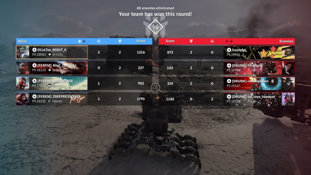 Crossout CW (FEBEM VS DRUNK)