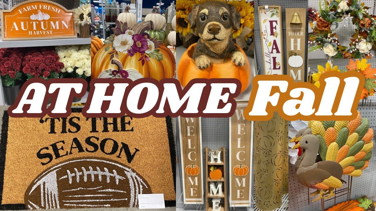 🍂FALL into a COZY AUTUMN with AT HOME! 🏈