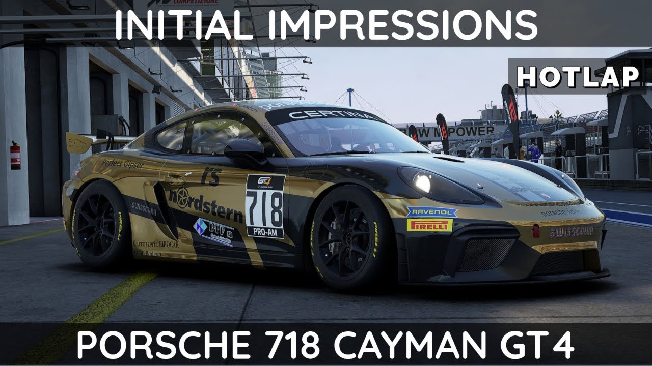ACC | Porsche 718 Cayman GT4 Clubsport | Initial Impressions | Hotlap |
