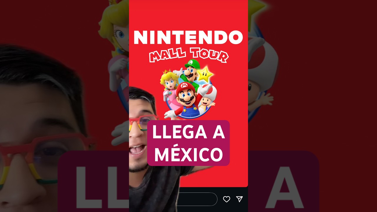 El Nintendo Mall Tour llegar&aacute; a M&eacute;xico y Latinoam&eacute;rica este 2025 #videojuegos #nintendo #elvegasplay
