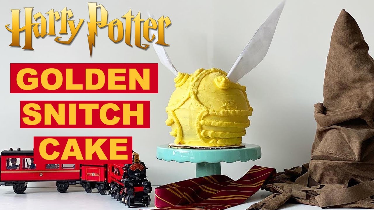 Dan Sheppard Makes a Golden Snitch Cake Inspired by the Harry Potter Series