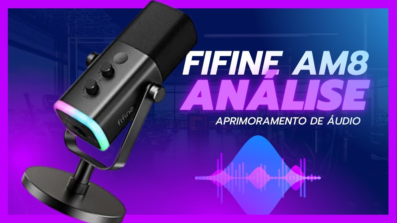 SUPER ANALISE FIFINE AM8 [DEIXEI ELE COM SOM DE SHURE SM7/B]
