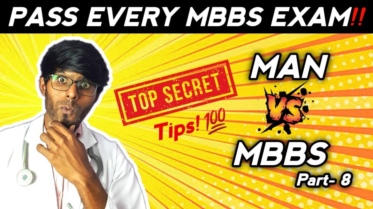 100% Working Tips ✅| Pass in All MBBS Exams‼️| MAN Vs MBBS🔥| Dr Servesh | Tamil