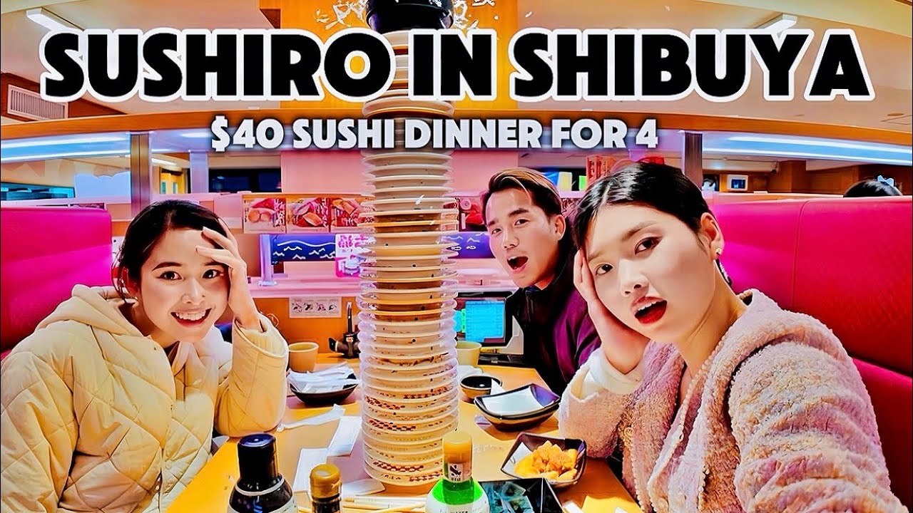 First time in Tokyo and we already found Sushiro 🇯🇵 Ramen, Shibuya & what surprised me most