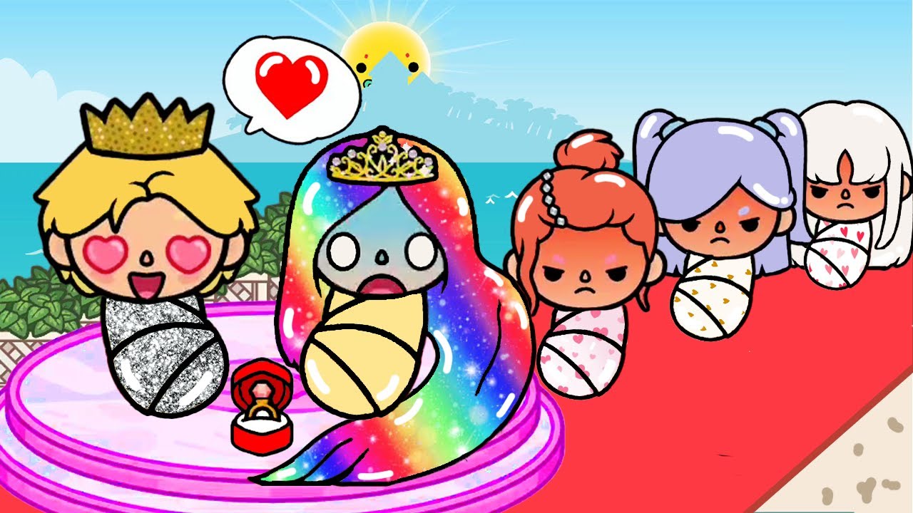 Newborn riche Falls In Love With Poor Newborn Girl 😍 Sad Story | Toca Life World | Toca Boca