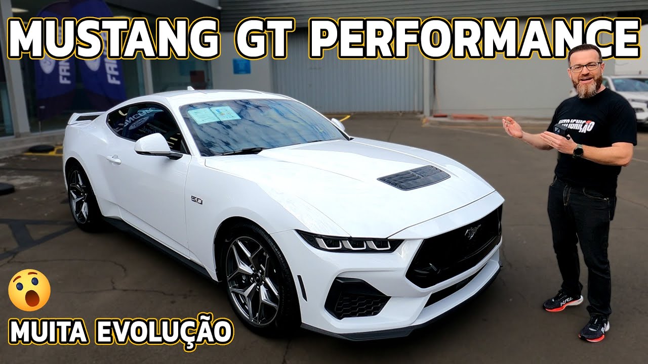 NOVO MUSTANG GT PERFORMANCE 2024 - O que Era Bom Ficou Ainda Melhor!