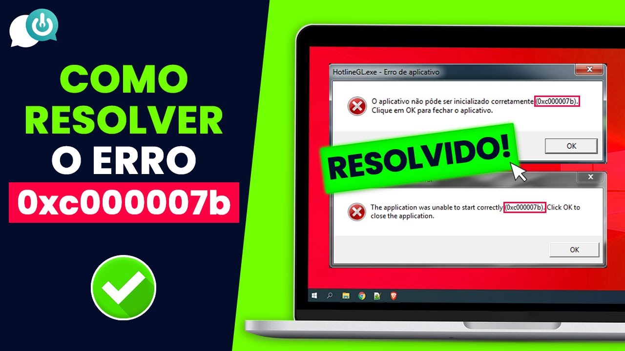 COMO RESOLVER ERRO 0xc000007b de PROGRAMAS e JOGOS