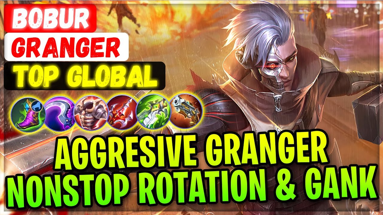 Aggresive Granger Nonstop Rotation And Gank [ Top Global Granger ] Bobur - Mobile Legends Build