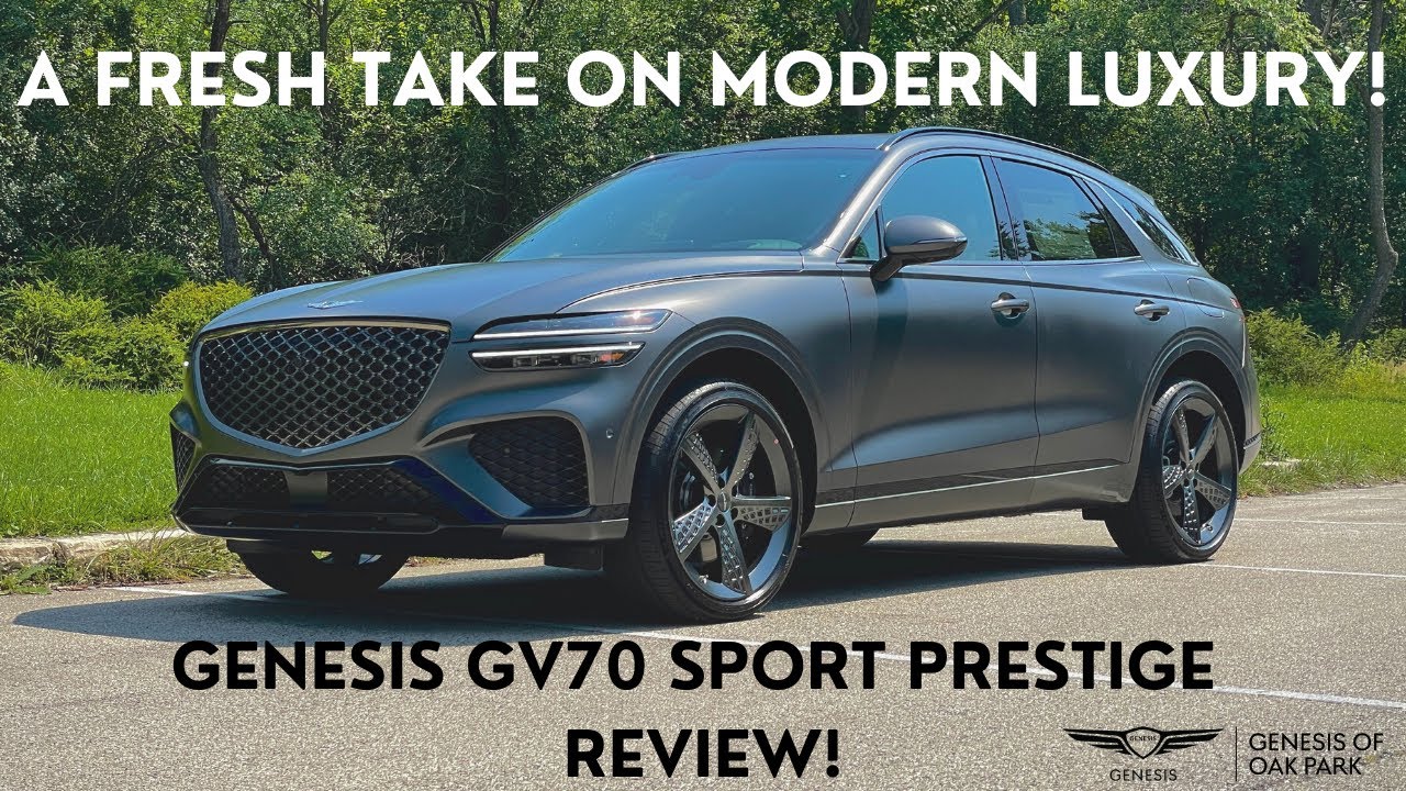 A Fresh Take on Luxury | 2022 Genesis GV70 3.5T Sport Prestige Review