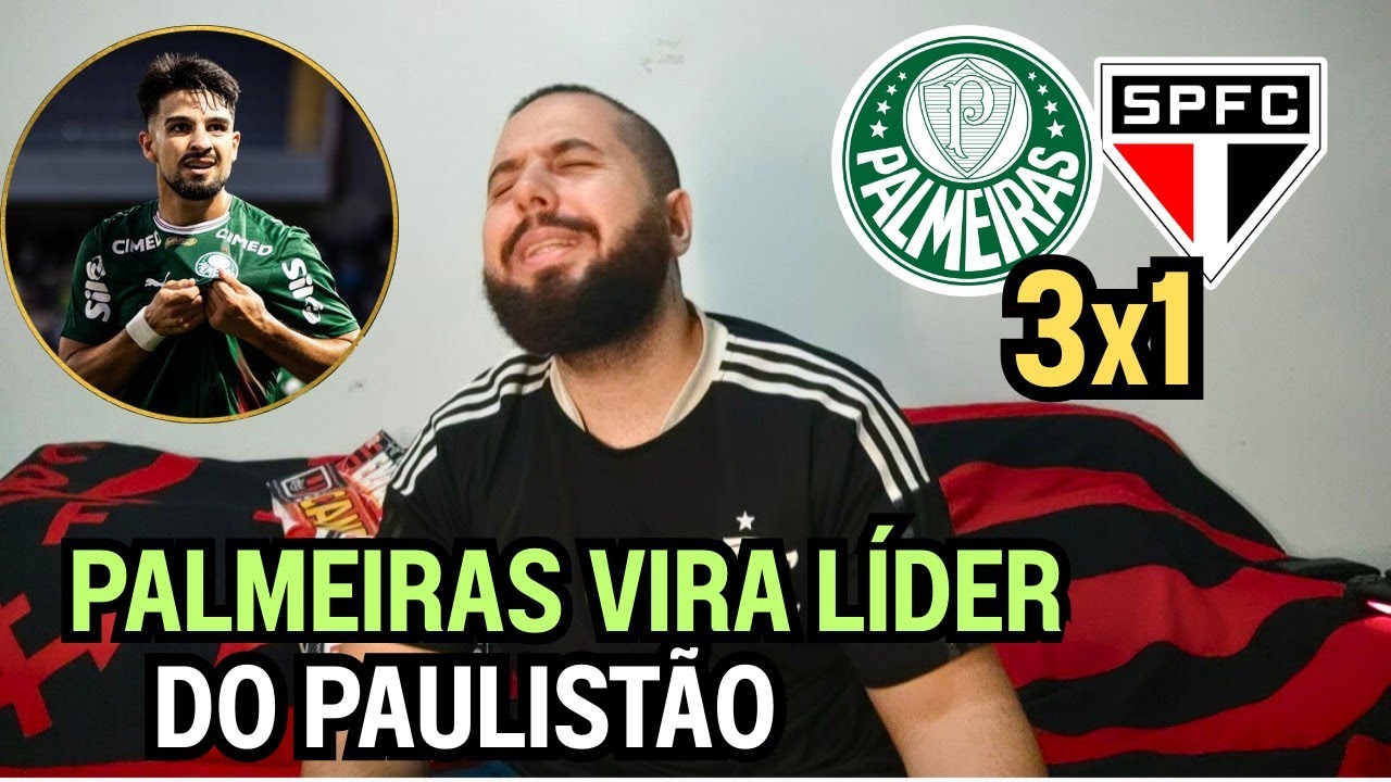 REACT MELHORES MOMENTOS PALMEIRAS 3X1 SÃO PAULO - PALMEIRAS COLOCA SÃO PAULO EM SITUAÇÃO DIFÍCIL 