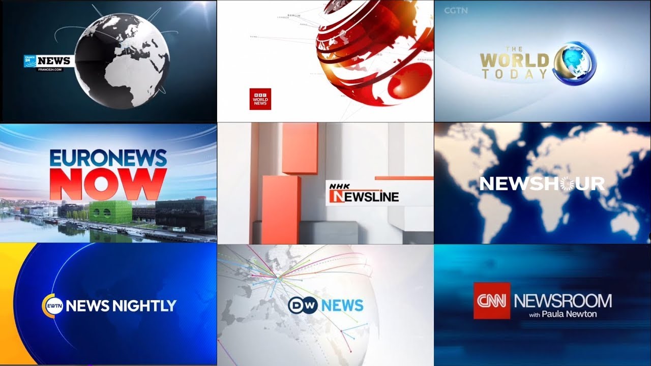 International TV News Intros 2022 / Openings Compilation (HD)