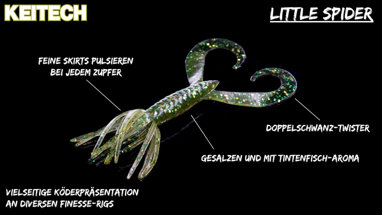 Keitech Little Spider - Teaser