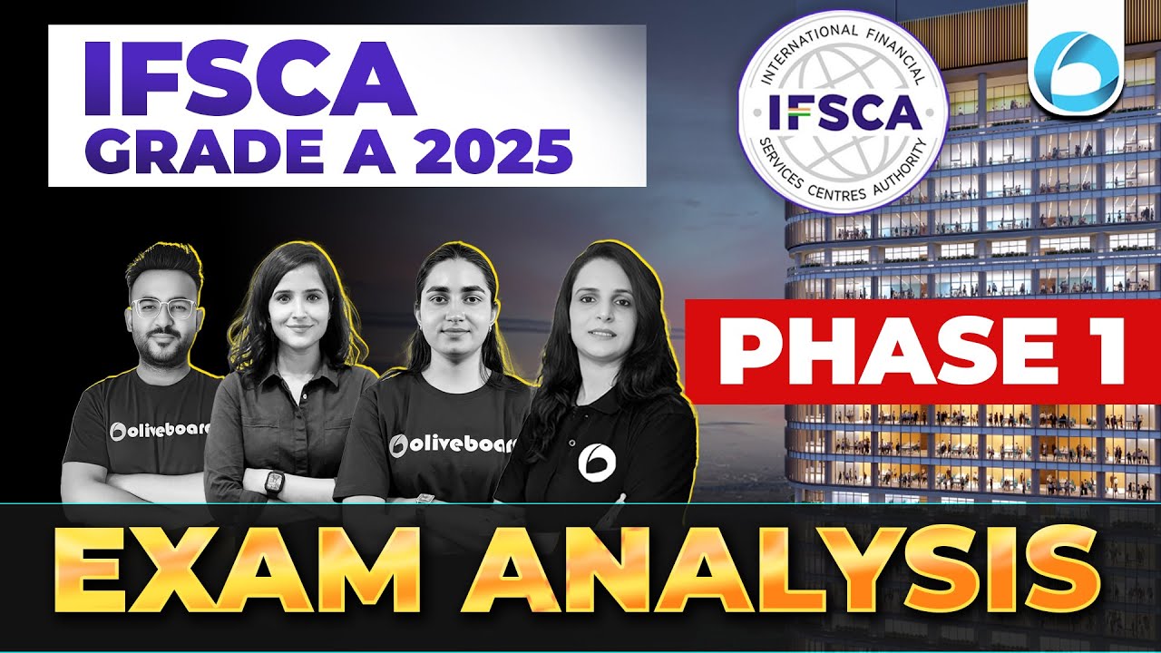 IFSCA Grade A 2025 Phase 1 Exam Analysis