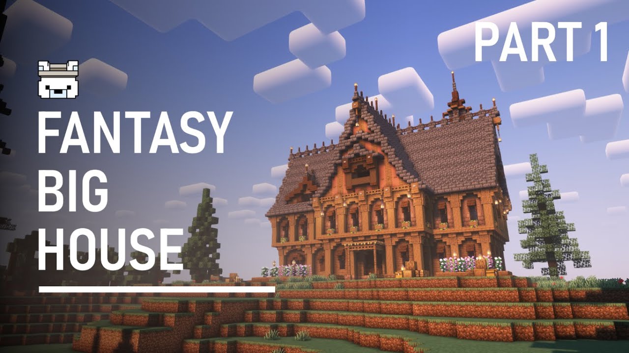 Fantasy Big House (Part 1) - Minecraft Paternaland Build