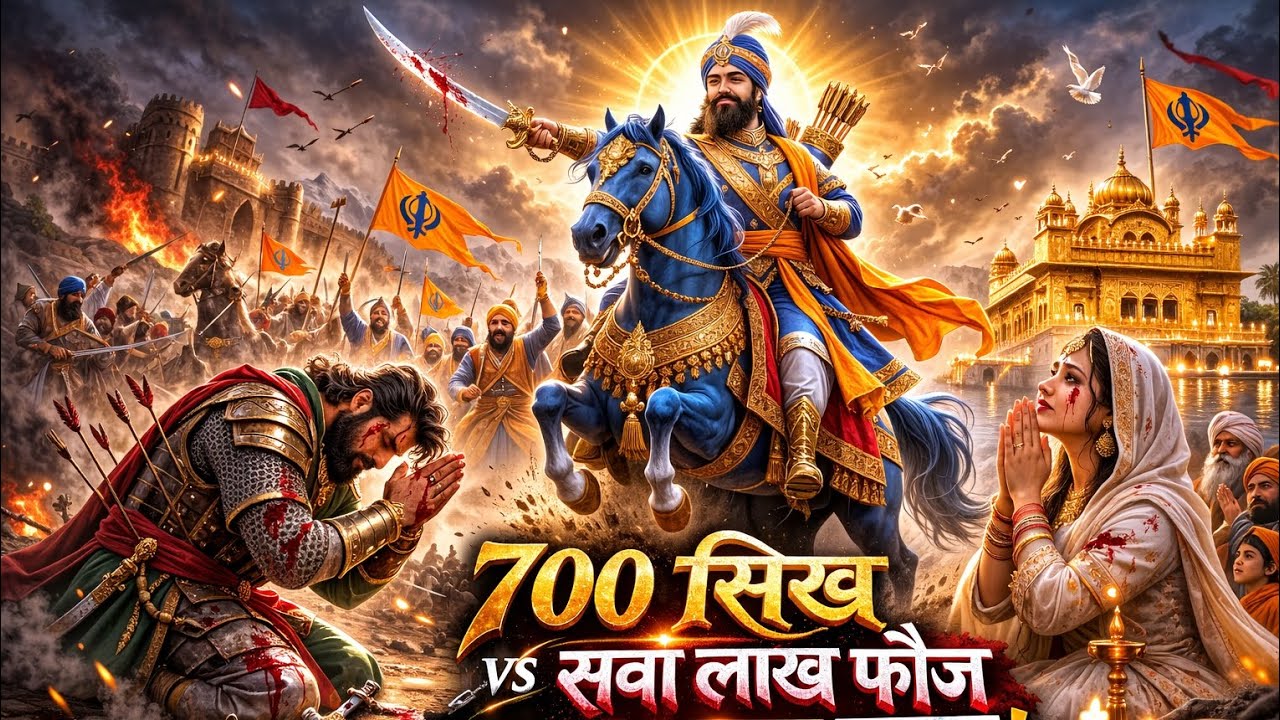 13 Mile Door Se Teer! Mughal General Guru Gobind Singh Ji Ke Charno Mein Gir Pada