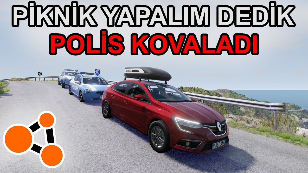 Piknik Yapalım Dedik Polis Peşimize Takıldı! │ Beam.ng Drive