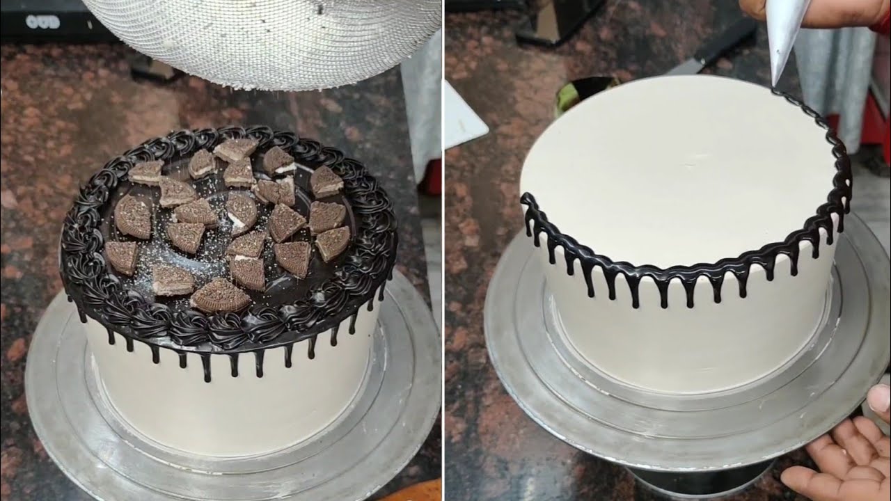 Oreo Chocolate Drip Cake 🍫🎂Bakery Style Oreo Chocolate Cake | Oreo Biscuit Lover Special Cake