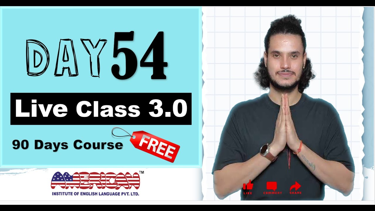 Live Class (3.0) | Day 54 | How much | How many | Much vs Many | Few | A few | Little | A little