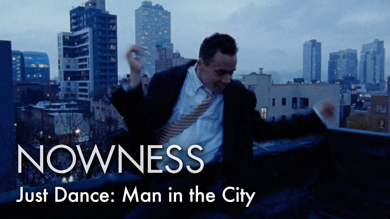 Dancer Kristián Mensa falls through New York City in ode to Robert Longo’s vision of urban malaise