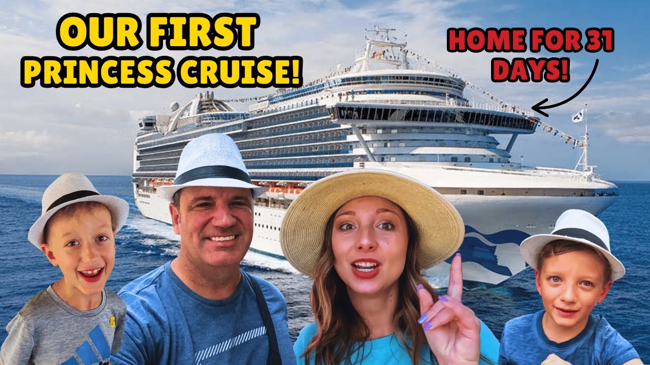 Our First PRINCESS Cruise! 👑 31 Day Transpacific Cruise on the Crown Princess 🛳 Day 1