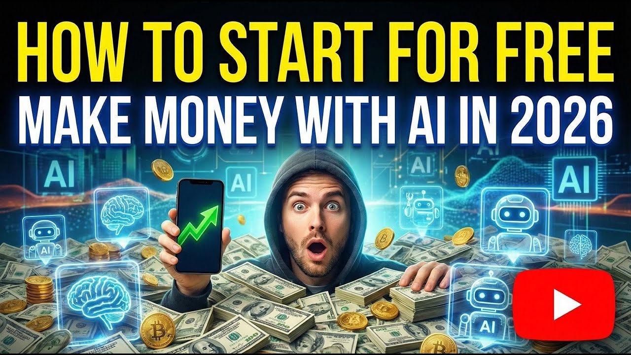 How to Start Making Money with AI in 2026 (100% Free Beginner Guide)