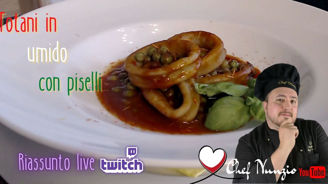 Totani con piselli  Ricetta  tradizionale intramontabile #chefnunzio