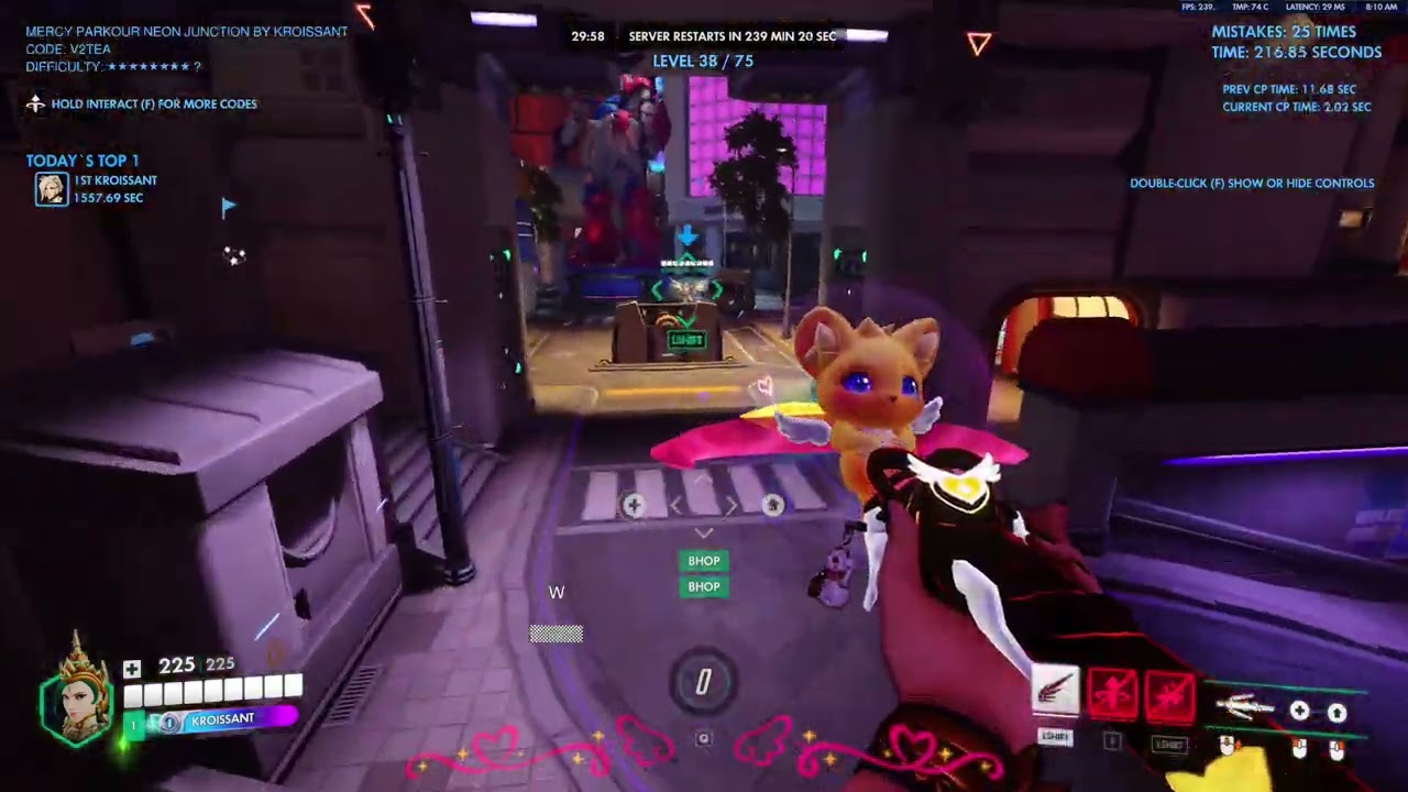 neon junction mercy parkour by kroissant [V2TEA] 