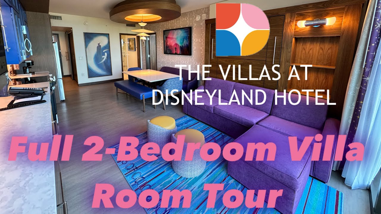 Полный тур по вилле с 2 спальнями в отеле The Villas at Disneyland