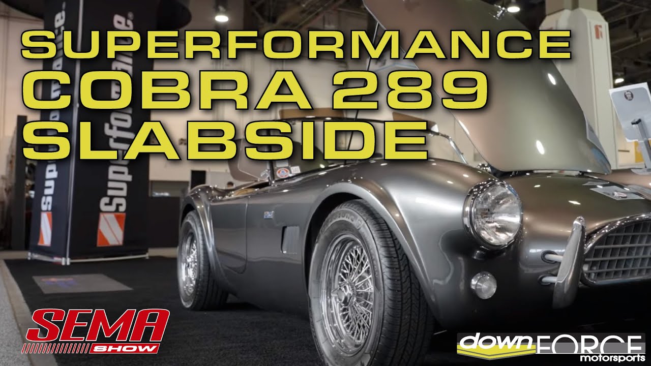 Superformance Slab Side 289 Cobra at The SEMA Show | Downforce Motorsports