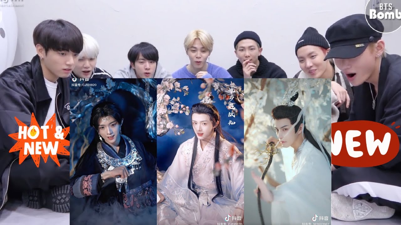 BTS REACTION Hanfu汉服 TikTok China traditional dress | ชดจนโบราณ