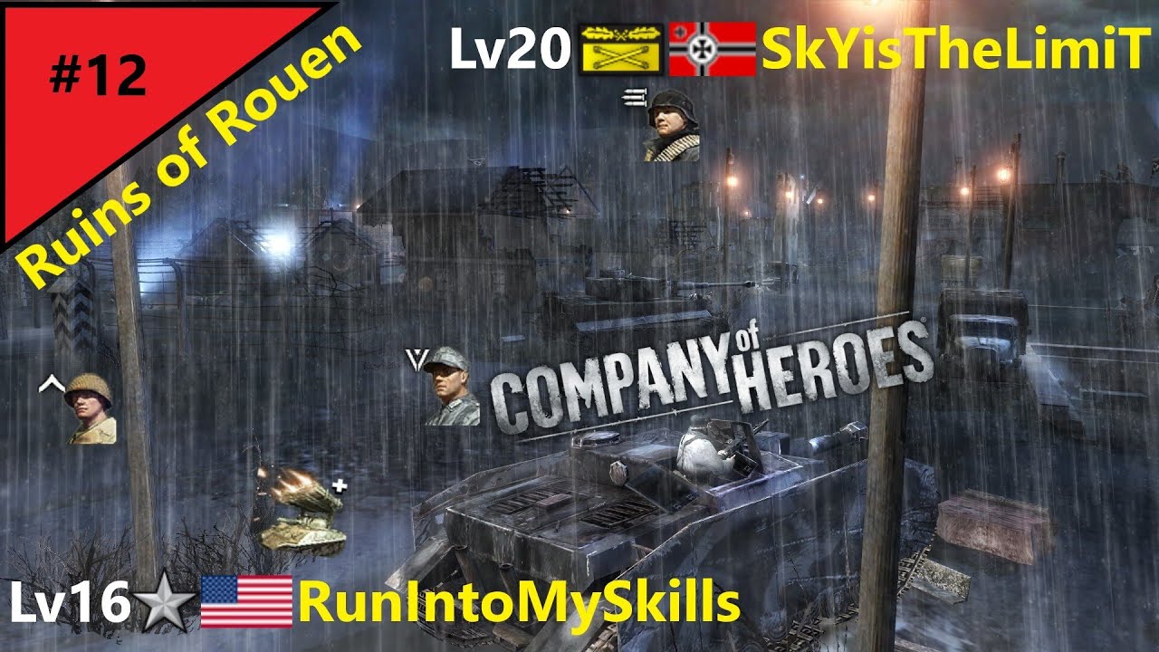 Company of Heroes 1 SkYisTheLimiT vs. Terror|RunIntoMySkills Commentary #12