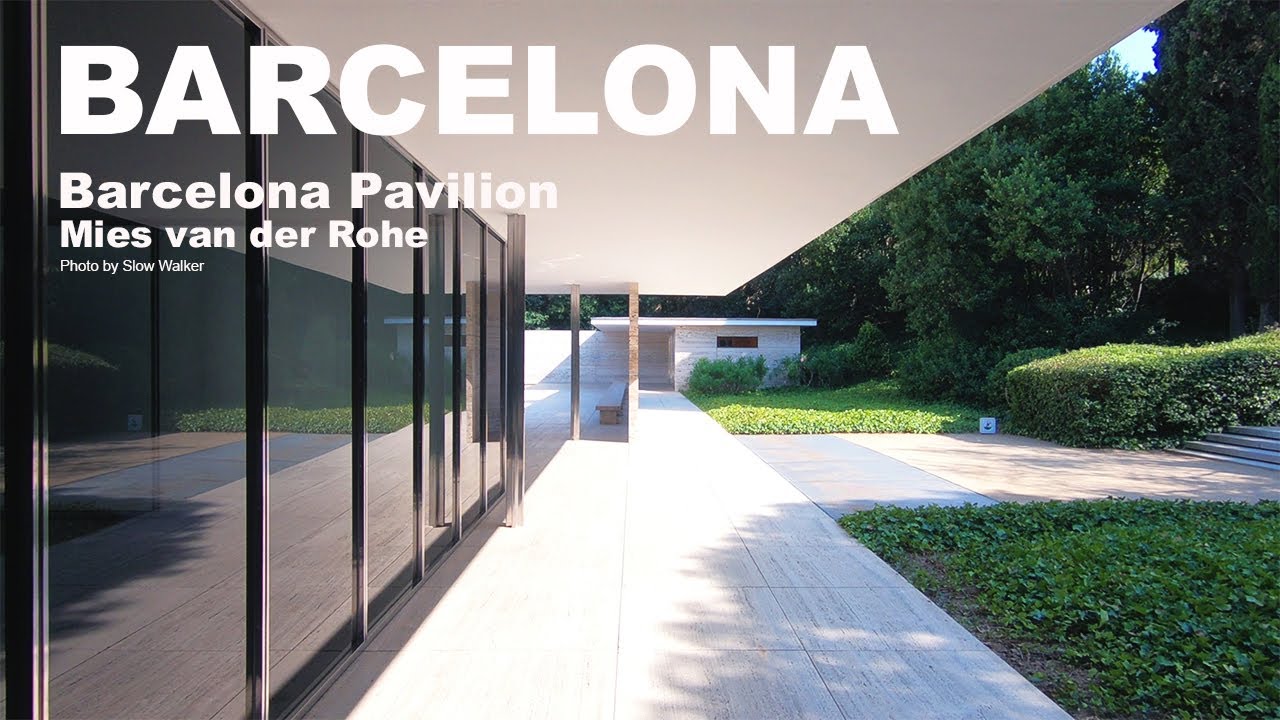 바르셀로나 파빌리온 미스 반 데어 로에 | Mies van der Rohe | Barcelona Pavilion | Spain Architecture