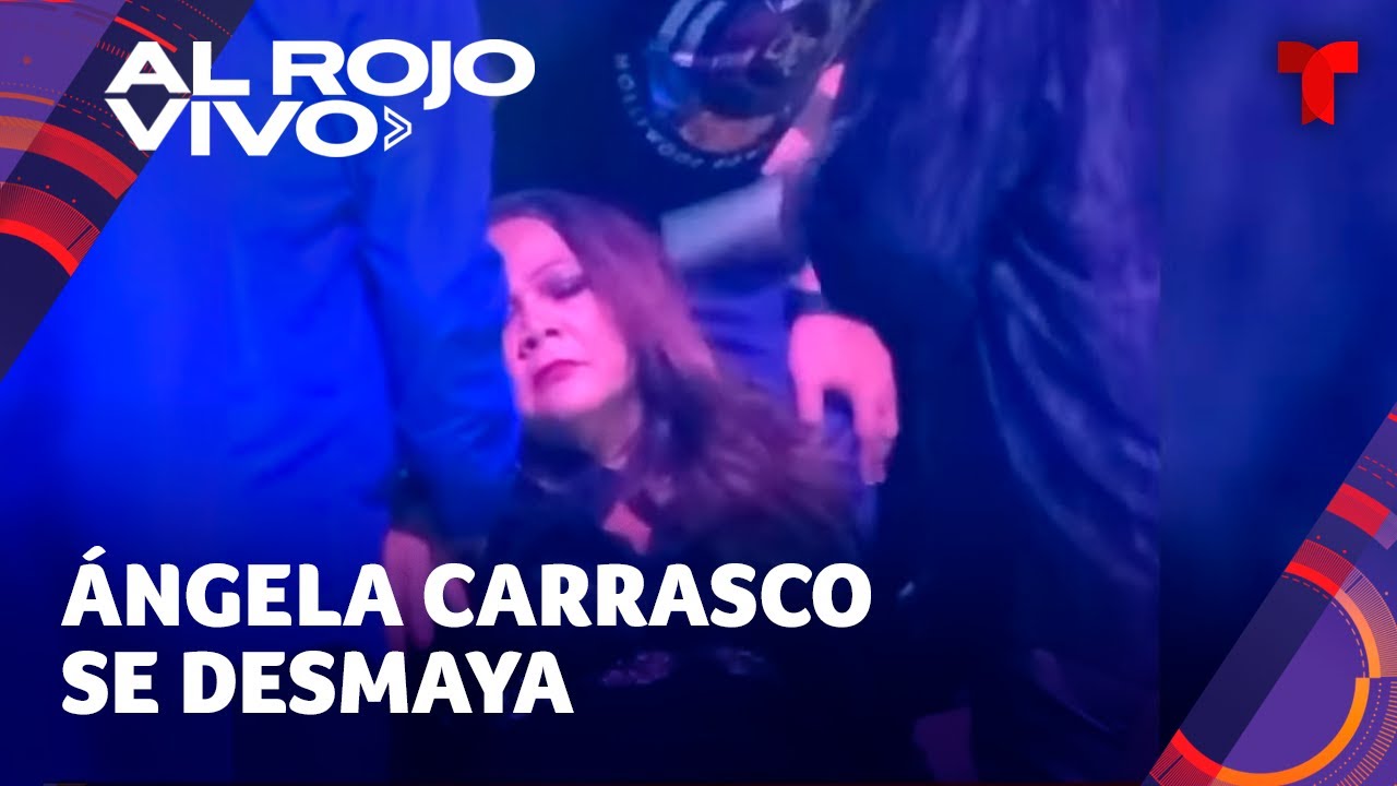 &Aacute;ngela Carrasco se desmaya en pleno concierto en California