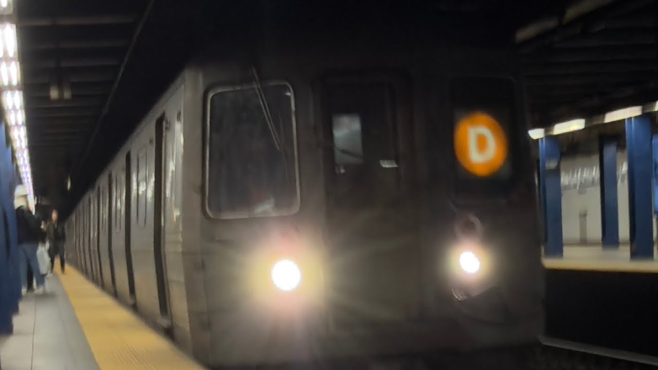 IND Fulton St Line: R68 (D) Rerouted via the (A) Ride From Broadway Junction To Jay St-MetroTech