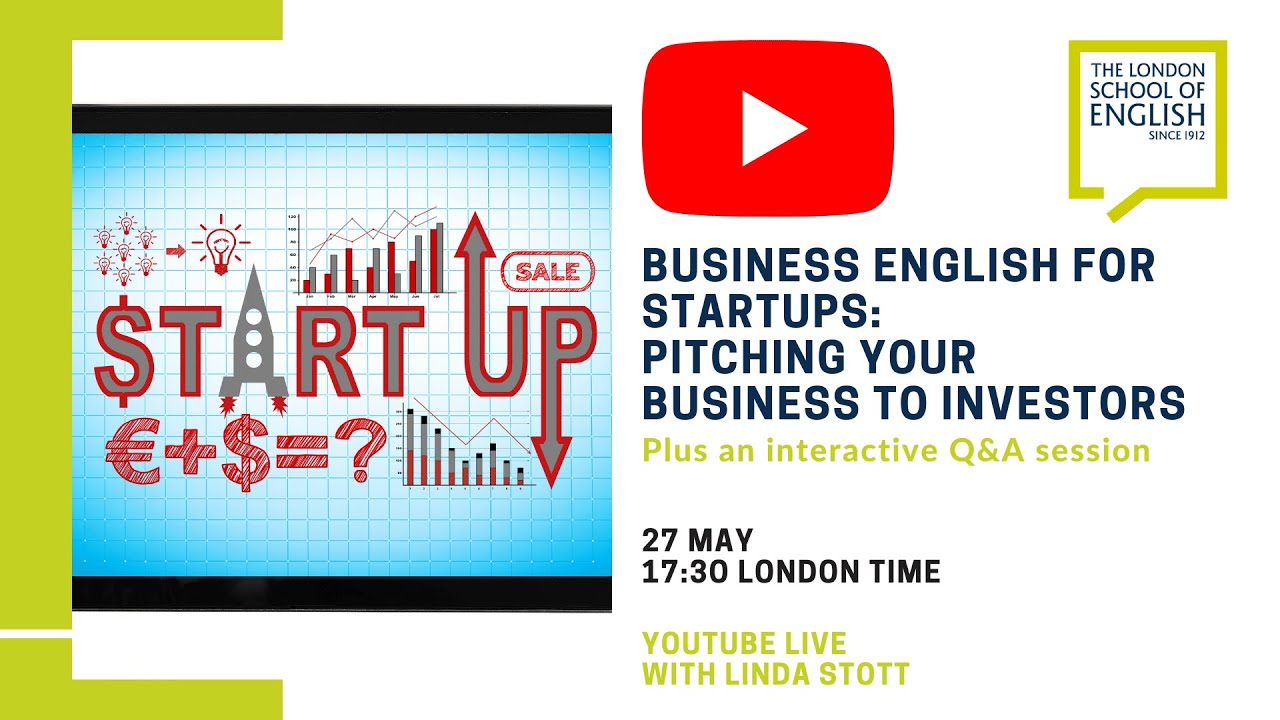 Business English for startups: pitching your business to investors