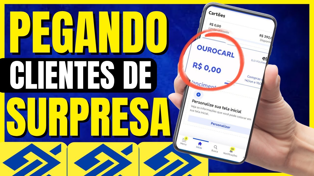 BANCO DO BRASIL - PERDEU TODO LIMITE (N&Atilde;O CAIA NESSA TAMB&Eacute;M)