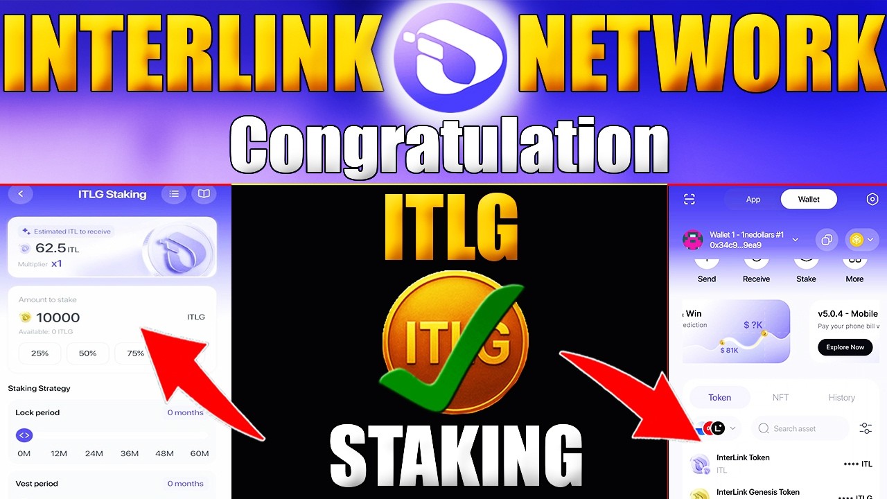 How to Stake ITLG in Interlink Network? | Seoul Private Mainnet Live | Last Step Before Migrations!