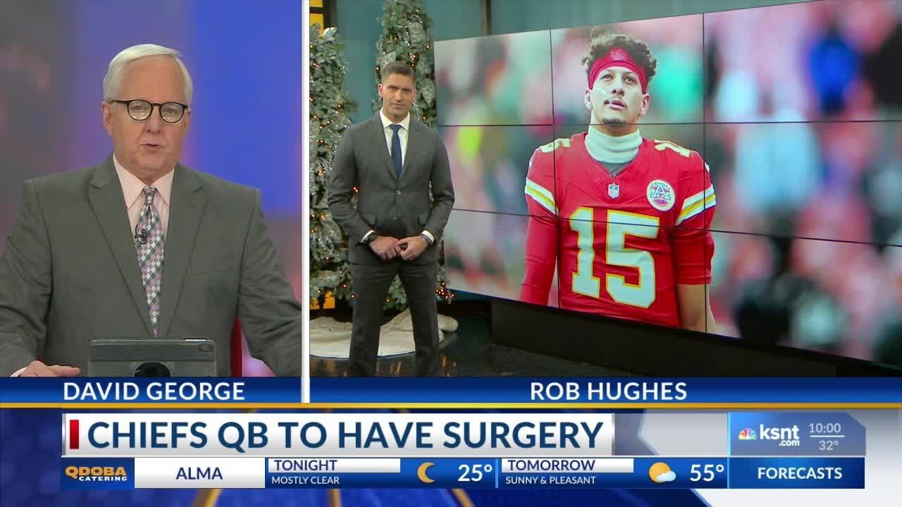 Kansas City Chiefs Quarterback Patrick Mahomes undergoes surgery for torn ACL