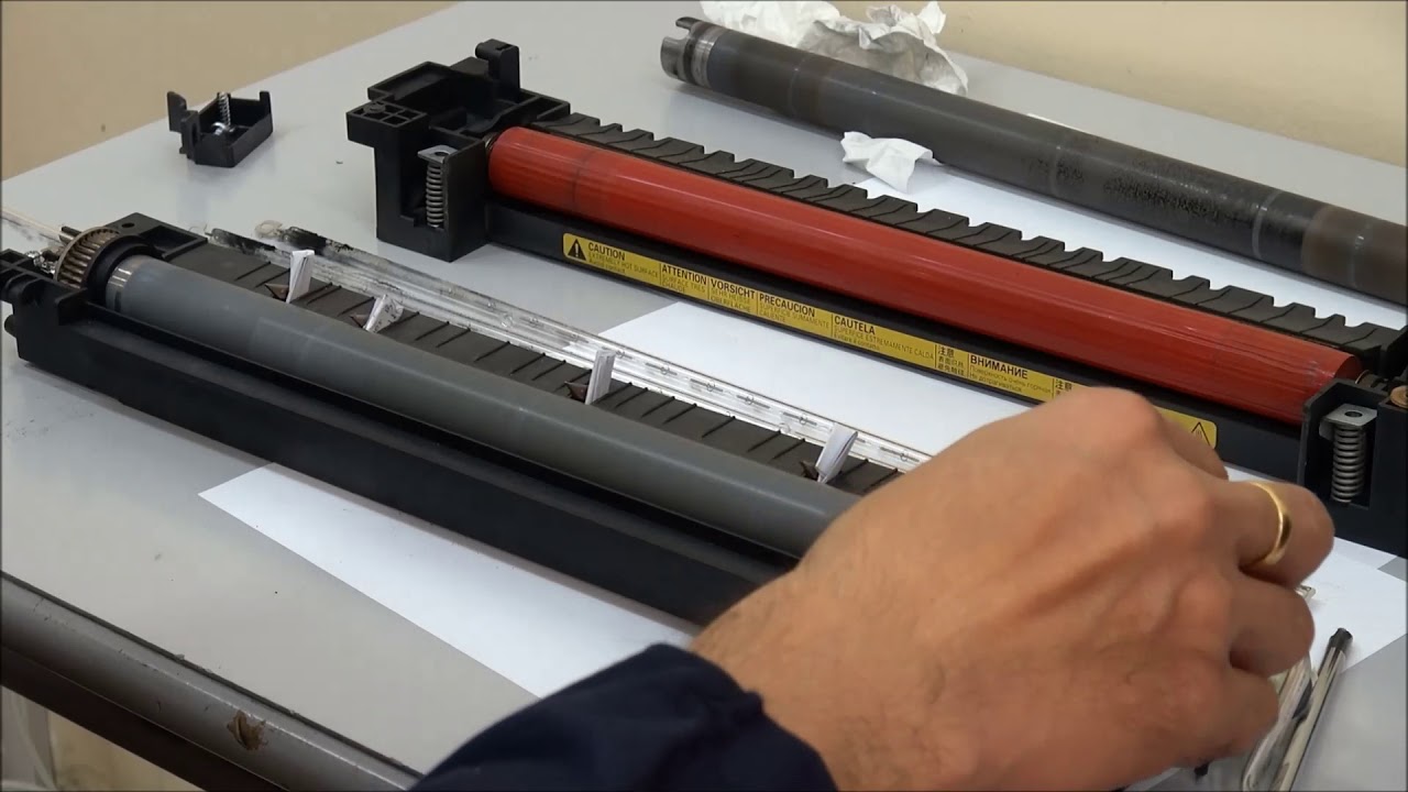 Heat Roller Replacement of Kyocera KM-2550