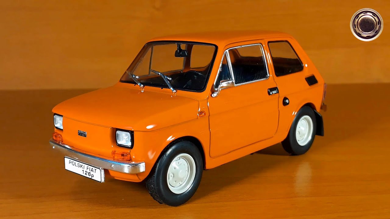 Samochody PRL: Fiat 126p 1:24 Hachette