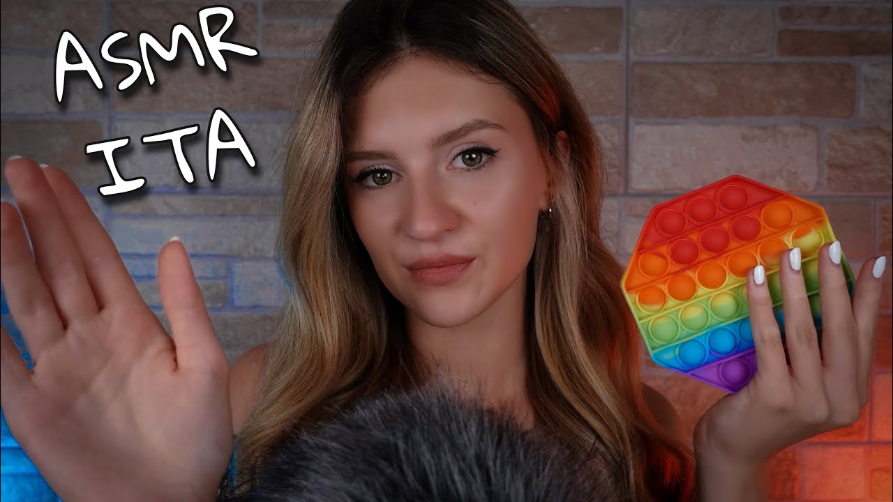 ASMR ITA 🇮🇹 Chiacchiere Insieme a Voi 🧡 Italian Whispering, Pop It 😃