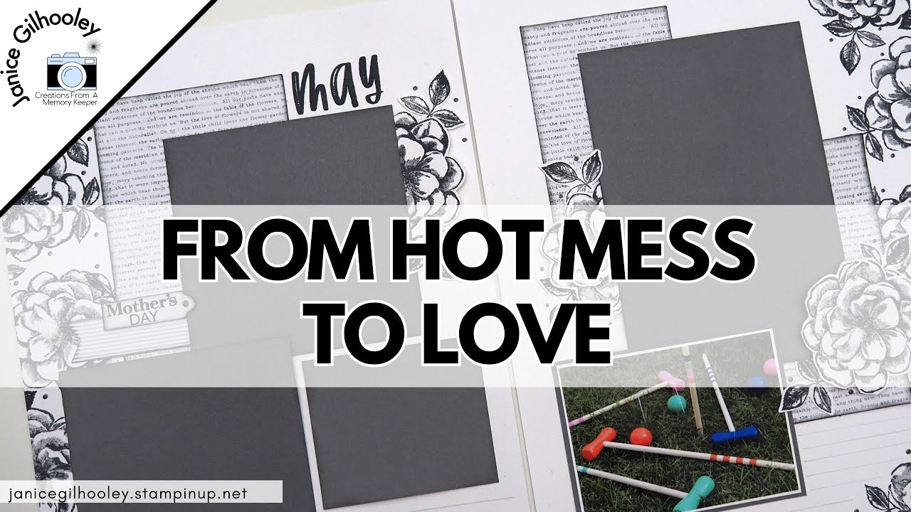 Scrapbook Layout Process | Choosing The Right Ink Colour