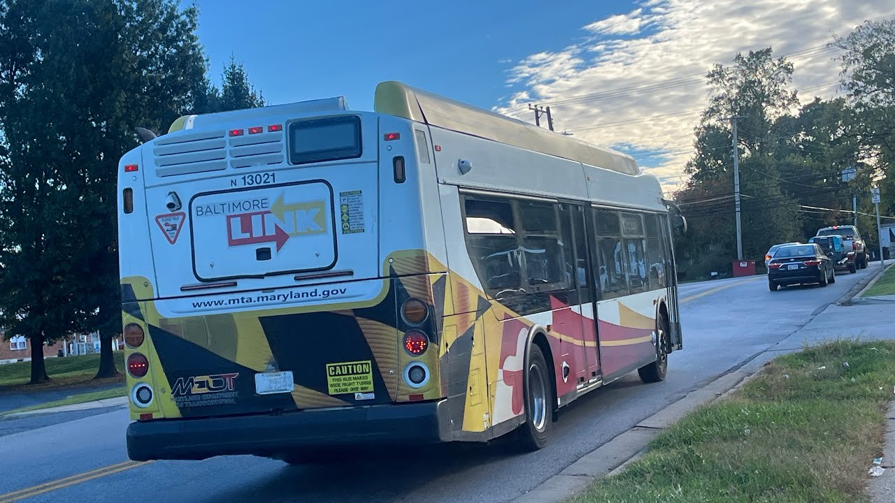 MTA Maryland: 2013 New Flyer XDE40 13021 - LocalLink 34
