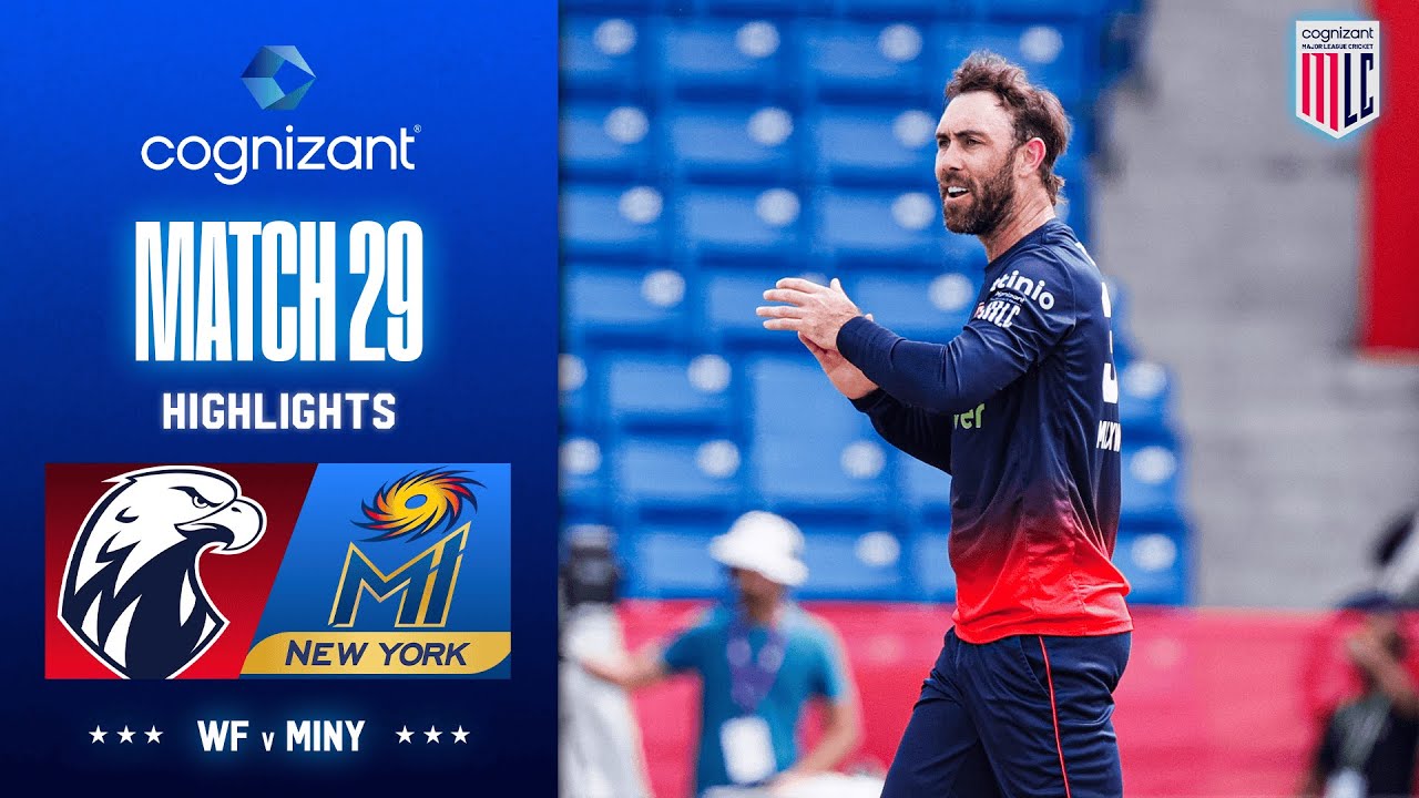 Cognizant Major League Cricket 2025 Match Highlights | Washington Freedom vs MI New York