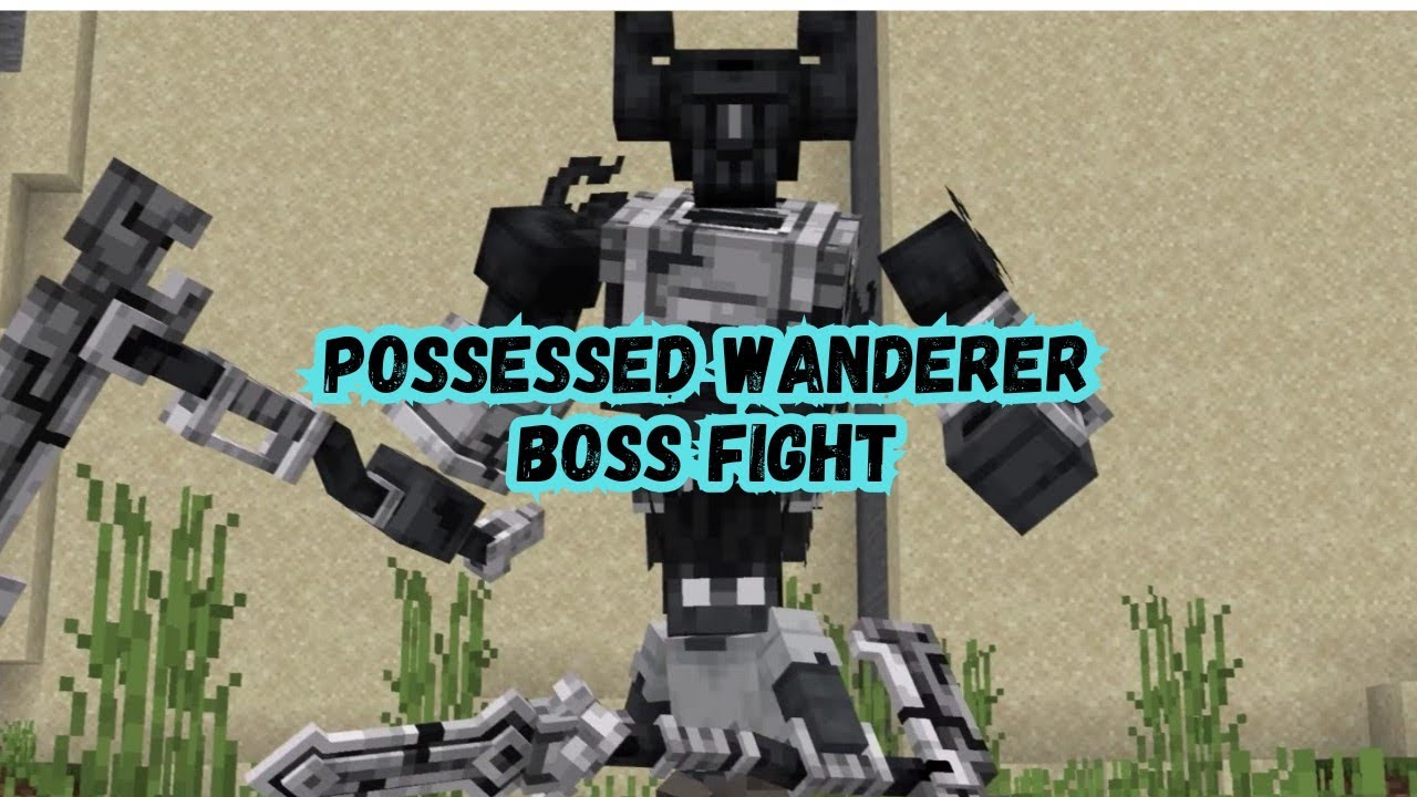 Minecraft Anime Jutsu! Possessed Wanderer Boss Fight!
